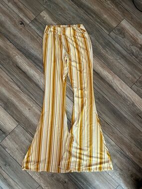 Striped Yellow/White Hippie Pants